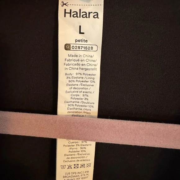 Halara Elegant Easy Peezy Black Women's Jumpsuit new with tags large petite - Picture 8 of 9